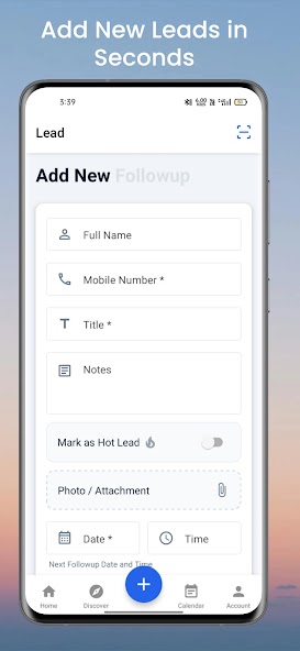 Client Follow-Up CRM Screenshot 2