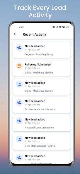 Client Follow-Up CRM Screenshot 4